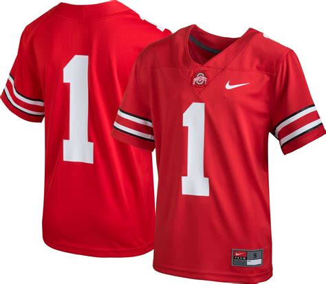 nike youth ohio state buckeyes 15 scarlet replica football jersey|osu youth jersey.